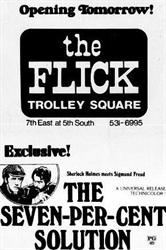 "Opening Tomorrow!" ad for the Flick.